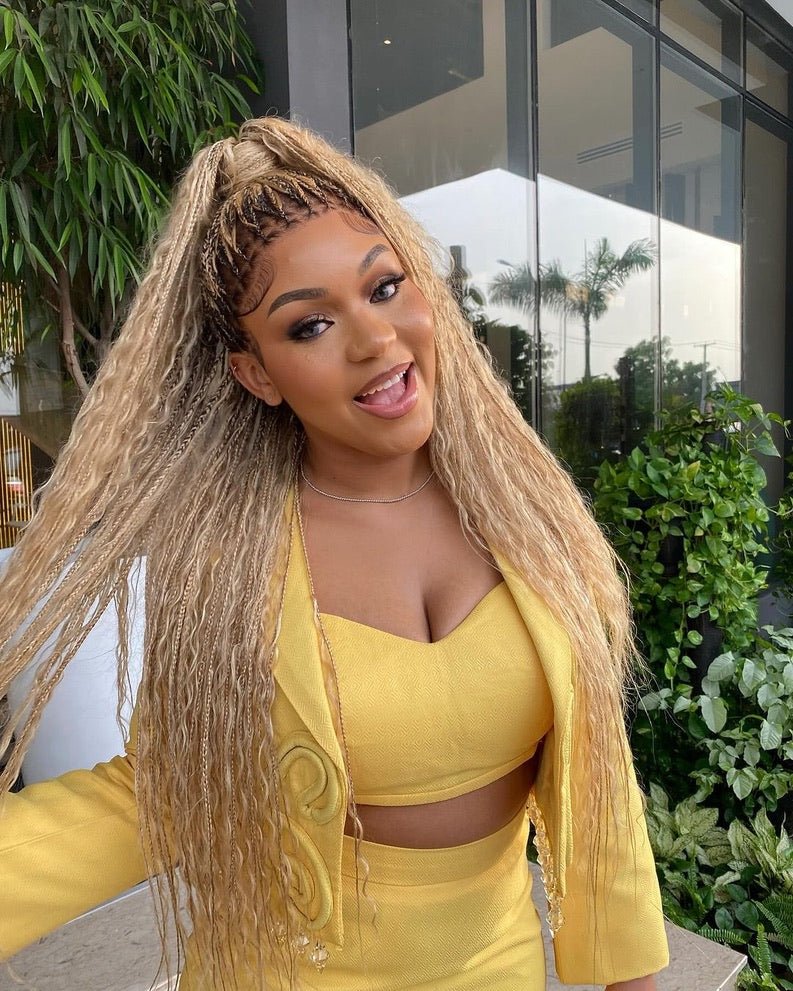 100% Brazilian Human hair curls boho braids