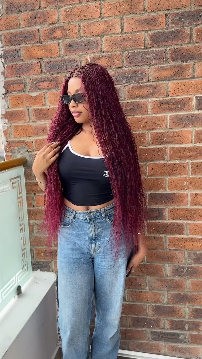 100% Brazilian Human hair curls boho braids